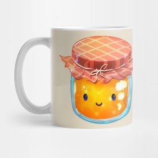 Cute Peach Jam Jar Mug